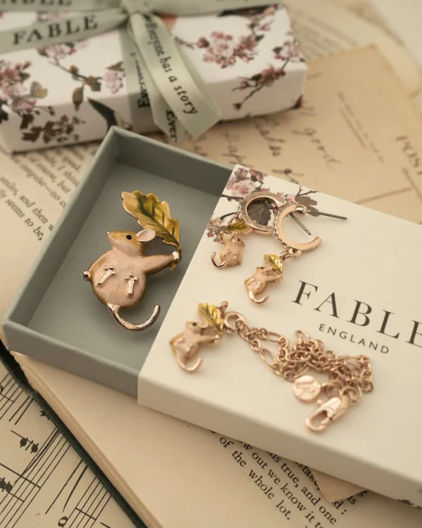 Fable Enamel Dormouse Short Necklace - Image 2