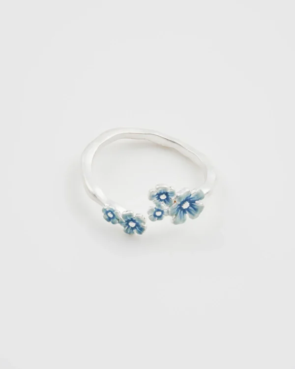 Fable Forget Me Not Silver Ring - Image 2