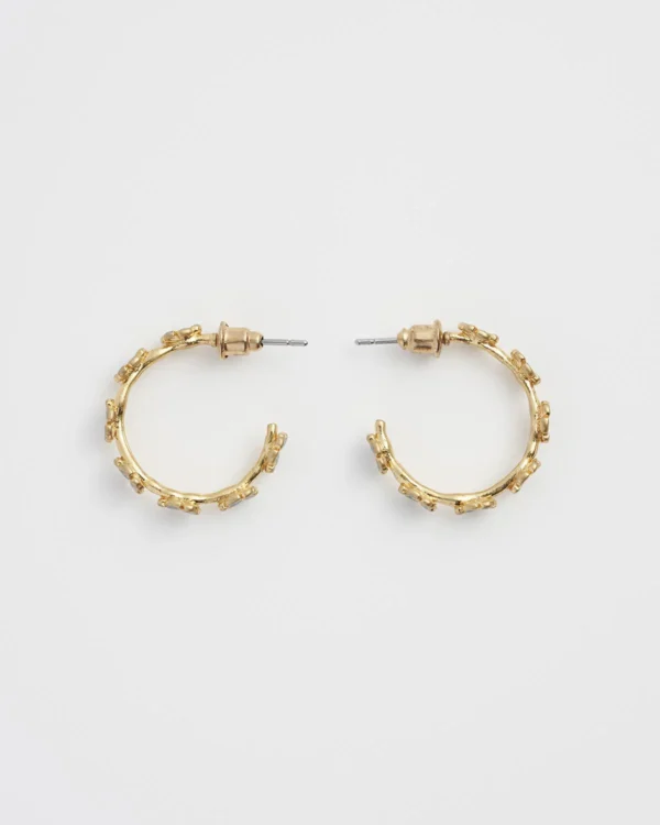 Fable Forget-Me-Not Stud Hoops - Image 2