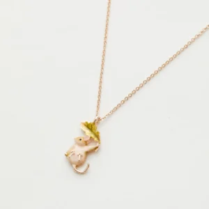 Fable Enamel Dormouse Short Necklace