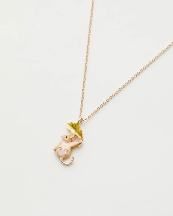 Fable Enamel Dormouse Short Necklace
