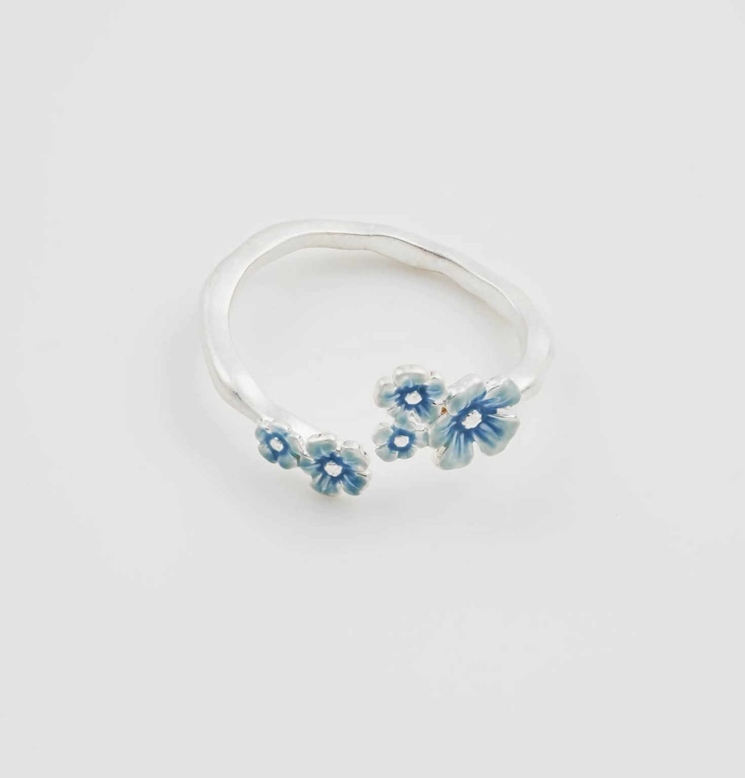Fable Forget Me Not Silver Ring - Image 2