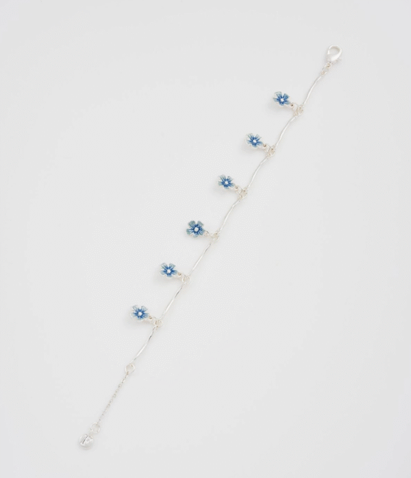 Fable Forget Me Not Silver Bracelet - Image 3
