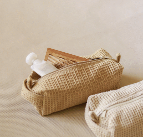 Organic Lifestyle toast waffle Accessory Pouch Small - Image 2